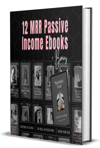MRR Passive Income eBook Bundle, master resell rights, private label rights, plr ebook