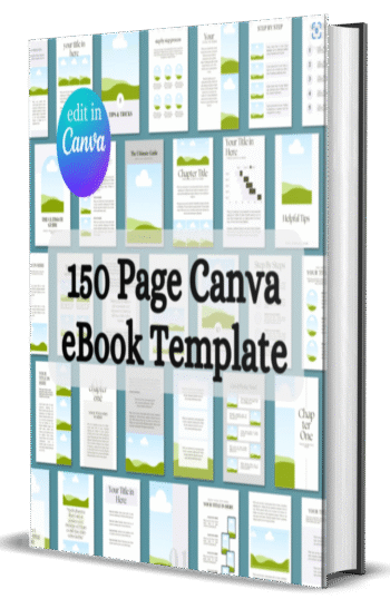 Canva eBook Template, Course WorkBook Template, How to Create e-Book,150 EBook Template Canva