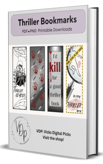 Thriller, Psychological Thriller Bookmark