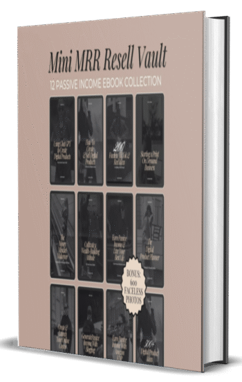 Passive Income eBook Bundle MRR master resell rights, resell digital product