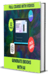 New Generate a complete eBook with AI, step-by-step Masterclass with videos